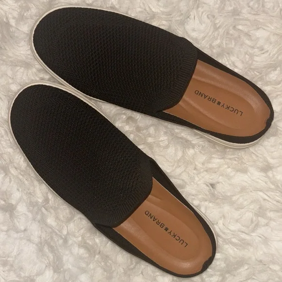 🍀Lucky Brand Larlan Sneaker Mules, Size 7.5M/38 - Picture 1 of 15